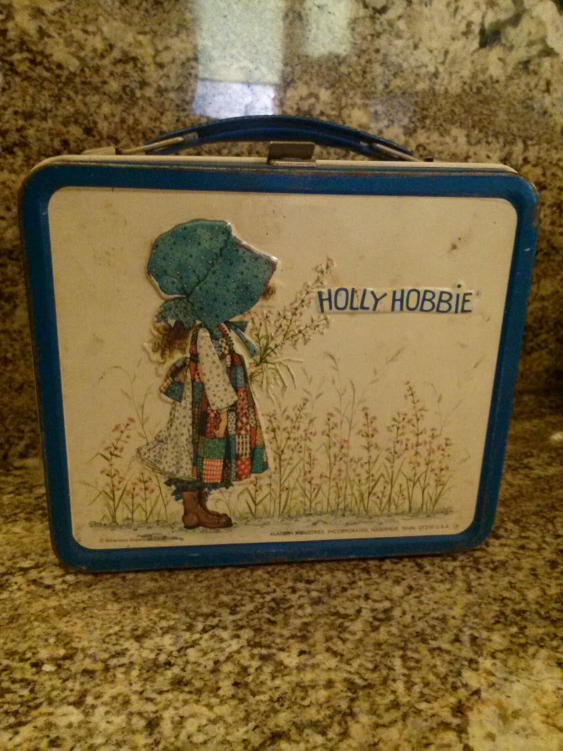 vintage holly hobbie lunch box