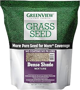 GreenView 2829343 Dense Shade Mixture Fairway Formula Grass Seed, 7 lb