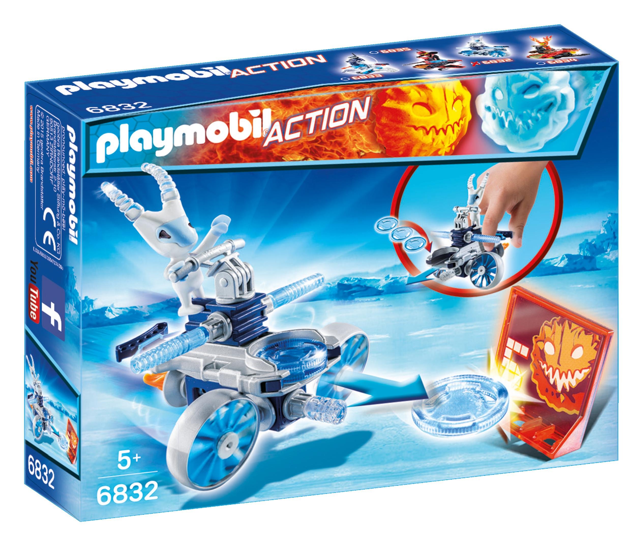 Playmobil 6832 Frosty with Disc Shooter, Fun Imaginative Role-Play, PlaySets Suitable for Children Ages 4+