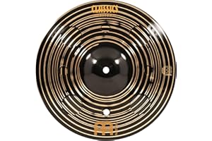 MEINL CYMBALS Classics Custom Dark 12" Trash Stack Cymbal for Drum Set, Pair — MADE IN GERMANY — B12 Bronze, 2-YEAR WARRANTY