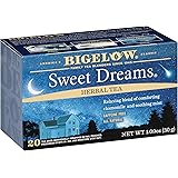 Bigelow Sweet Dreams Herbal Tea Bags, 20 Count Box (Pack of 6) Caffeine Free Herbal Tea, 120 Tea Bags Total