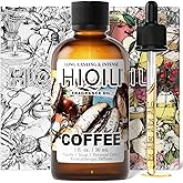 HIQILI Coffee Fragrance Oil for Scent Diffuser & Humidifier, Perfect for Candle, Soap, Perfume Making, New Car & Home - 1 Fl Oz