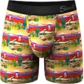 Shinesty Ball Hammock Boxer Brief - Pouch Underwear For Men - Flyless | Mens Underwear With Ball Pouch, Moisture Wicking, Non-chafing, Breathable, Modal Underwear, No-roll Waistband, Anti Ride Up