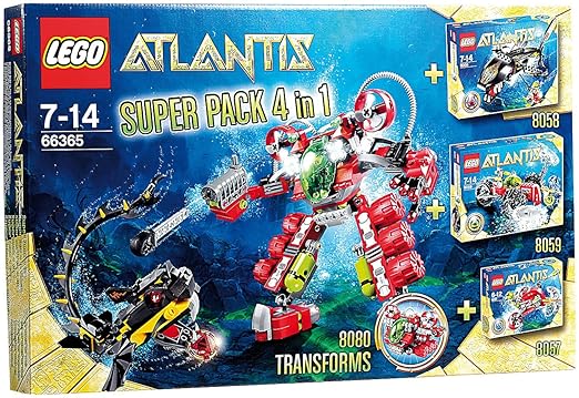 LEGO 66365 Atlantis Superpack 4in1
