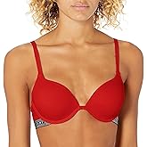 Tommy Hilfiger Womens Micro Push Up Bra with Lace Straps