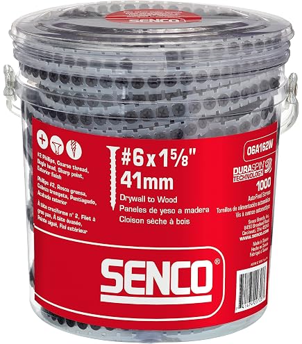 Amazon.com: Senco 08F200Y Duraspin# 8 by 2
