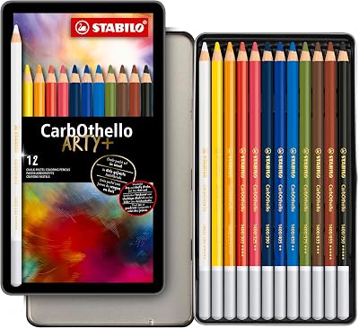 - Lápis de cor pastel calcário - CarbOthello