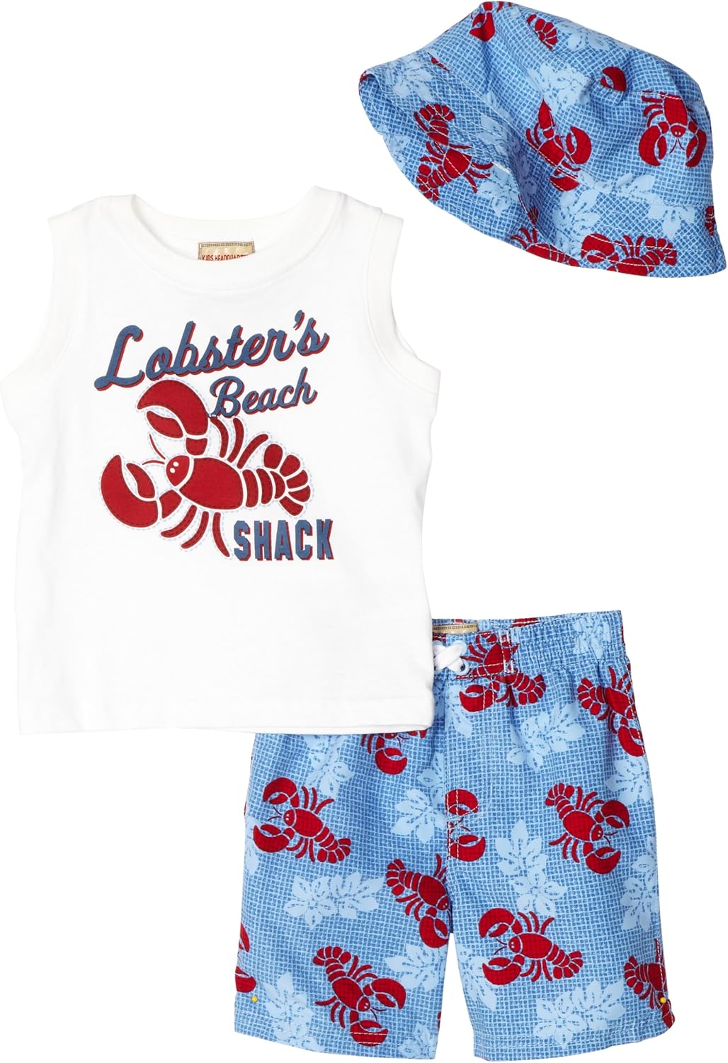 Kids Headquarters Baby Boys' Lobster Swimwear, Assorted, 12