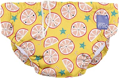 Bambino Mio Baby and Toddler Reusable Swim Nappy Pant 1-2 Years Cool Citrus