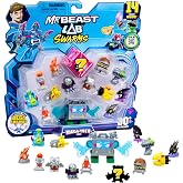 MrBeast Lab Swarms MEGA-TECH Series 14 Pack, Briefcase Blaster | Includes 13 Micro Beasts and 1 MEGA Swarm; snap up to 4 Micro Beasts onto the MEGA frame for action figures