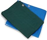 KAV 4 x 6 ft Green Tarpaulin 120 GSM Waterproof Eyelets Heavy Duty Cover view 3