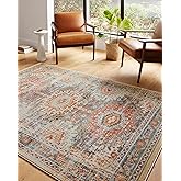 Loloi Jocelyn Collection JOC-03 Mist/Multi 7'-10" x 10' .38" Thick Area Rug