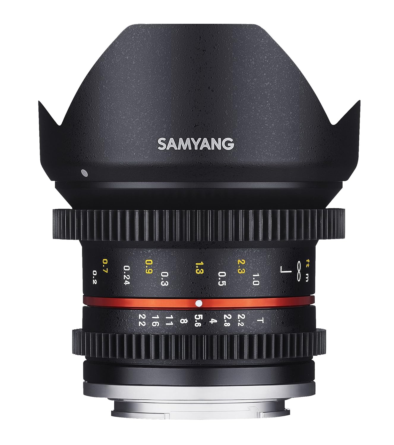 Samyang F Objetivo para vídeo VCSC Mirrorless para Micro Cuatro Tercios distancia