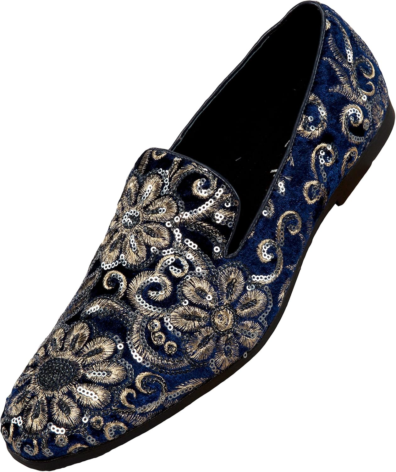 embroidered slip on shoes