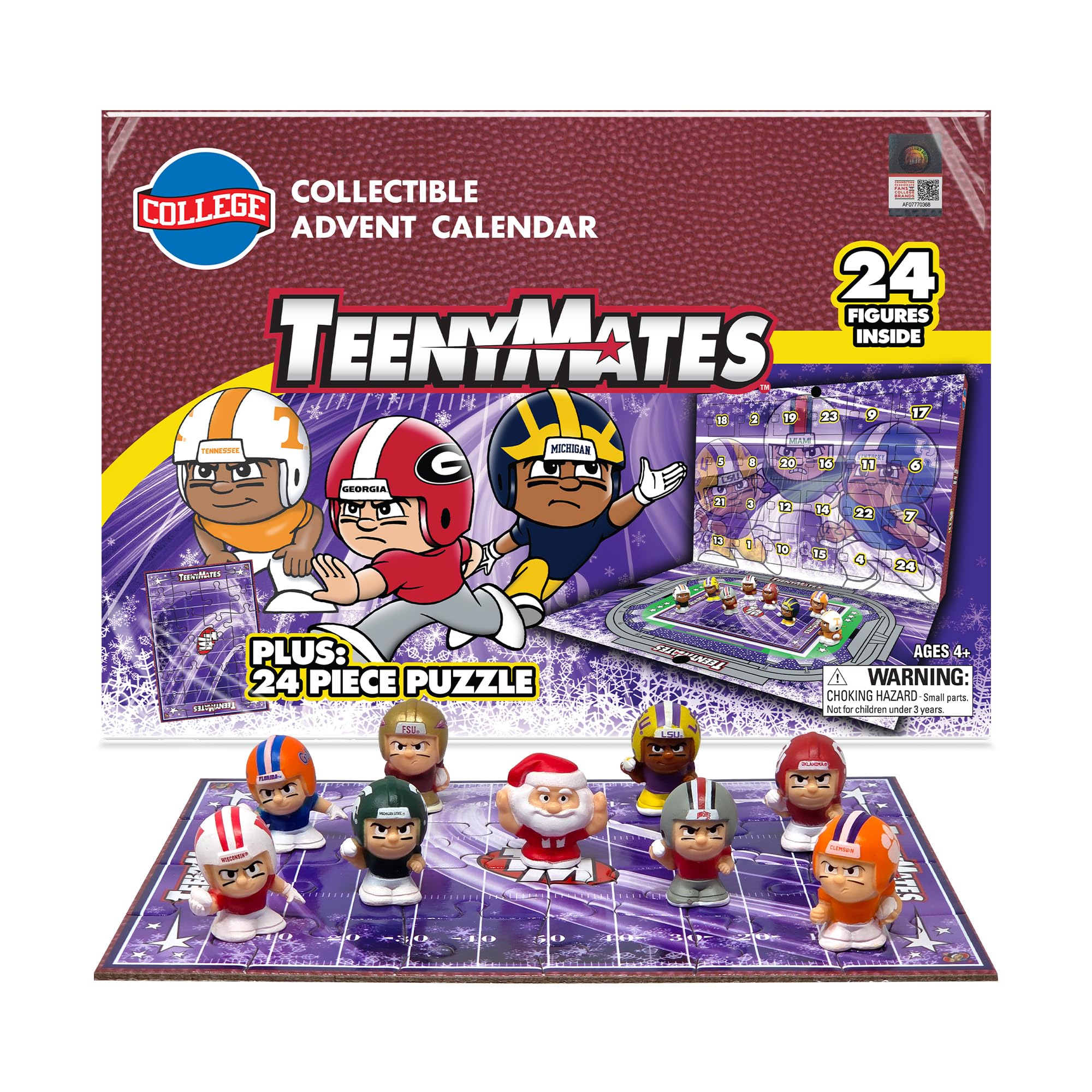 Photo 1 of 2025 NCAA TeenyMates Advent Calendar