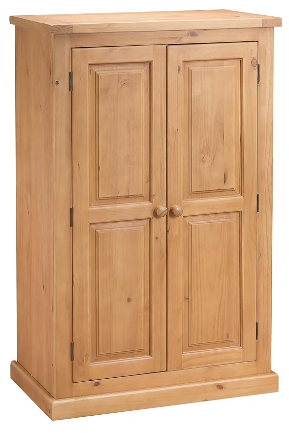 Natural Pine Large Childrens Wardrobe Steens For Kids Pine