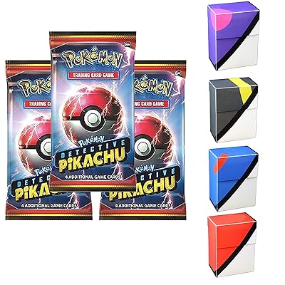 3 Pokemon Detective Pikachu Booster Pack Set With 1 Ecuador | Ubuy