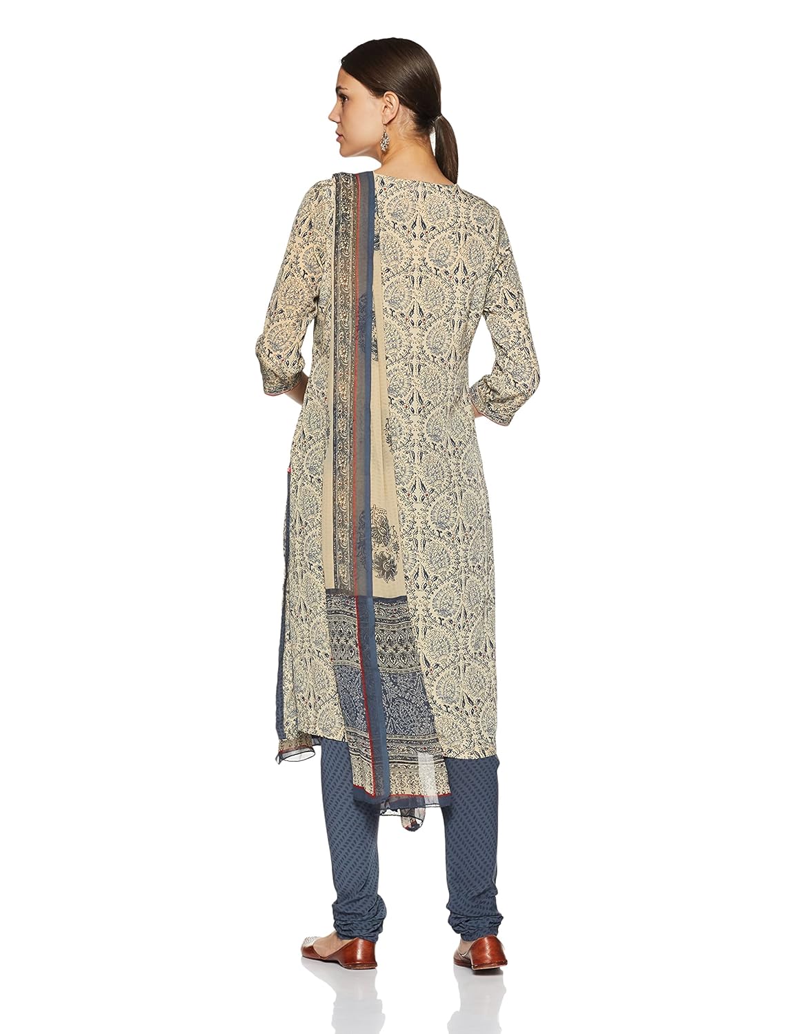 biba women's straight salwar suit