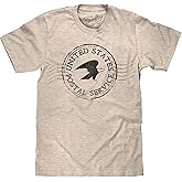 Tee Luv USPS Eagle Postmark Shirt - Premium Tri-Blend United States Postal Service Mail Shirt