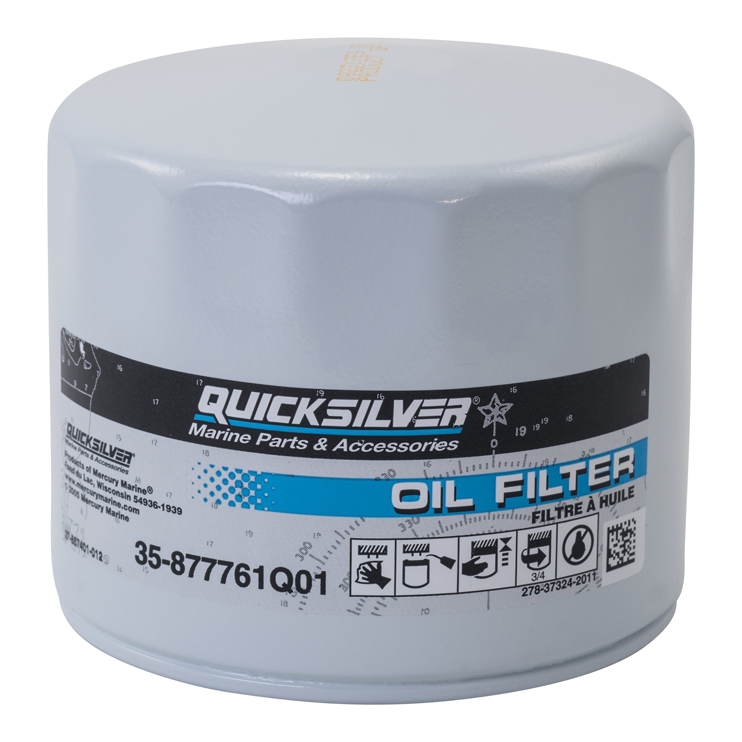 Quicksilver 877761Q01 Oil Filter for Select Mercury