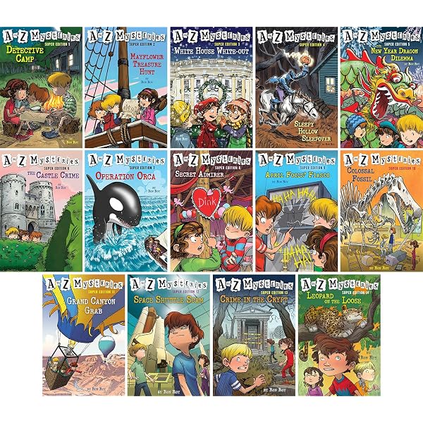 The A to Z Mysteries Super Edition Series. 14 Books Collection Set