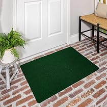 Amazon.com : Mohawk Home Utility Floor Mat Solid Dark Forest Green ...