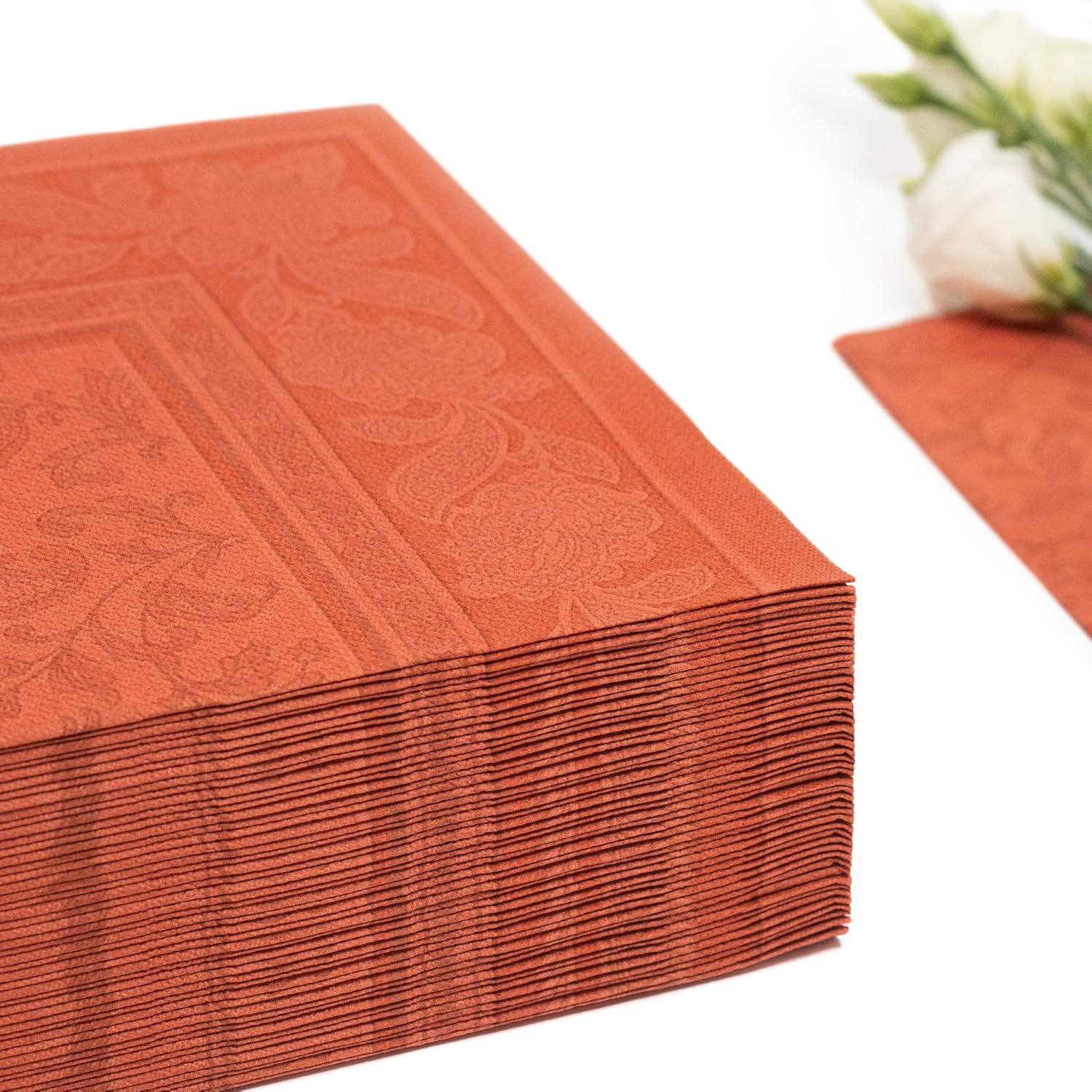 Papstar 50 Serviettes Royal Collection Pliage 1 4 40 Cm X 40 Cm Terracotta Ornaments Commerce Industrie Et Science Produits Jetables Zwembaddebeemd Nl