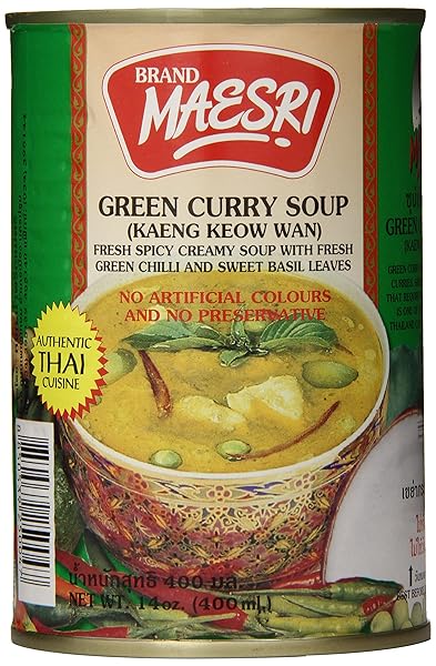 MAESRI GREEN CURRY SOUP, 14 OUNCE (PACK OF 12)