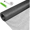 48"X102" Window Screen Replacement, Fiberglass Window Screen Mesh, Replacement Window Screens, Window Screen Door Repair Kit for Patio Porch Sliding Door House Windows Pool Pet, with Ruler Cutter