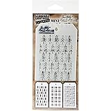 Stampers Anonymous MST032 Tim Holtz Mini Layered Stencil 3/Pkg-Set #32