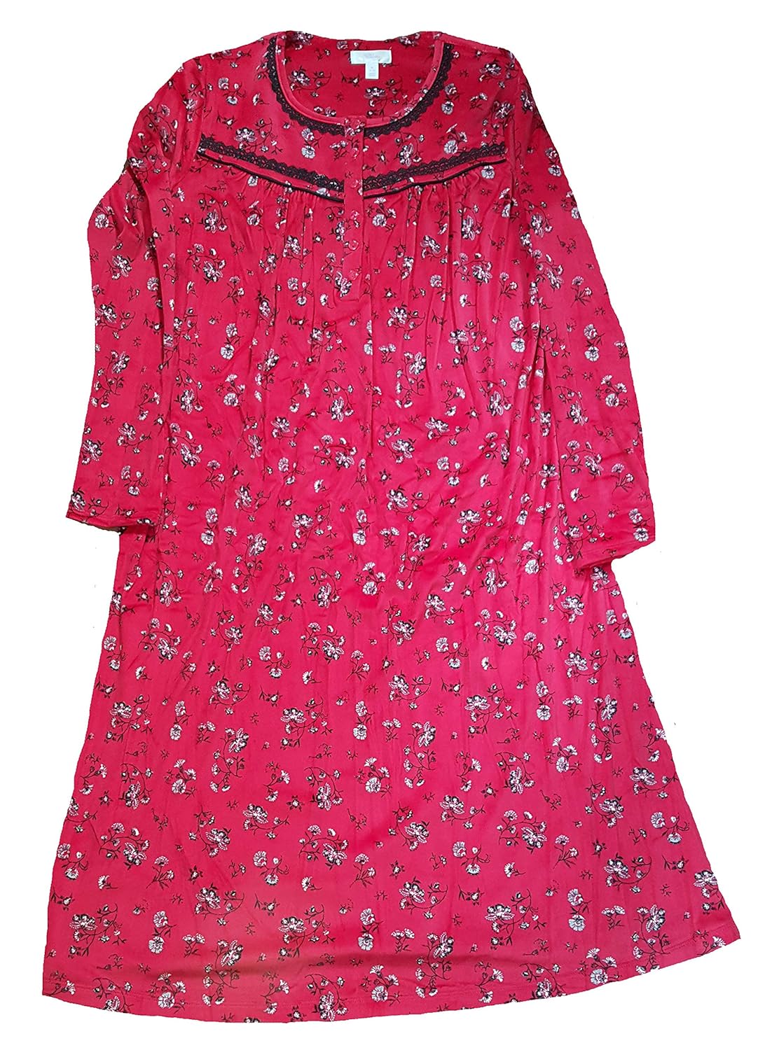 secret treasures long sleeve nightgown