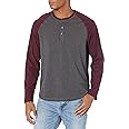 Amazon Essentials Long Sleeve Shirt for Men, Regular-Fit Henley, Available in Big & Tall