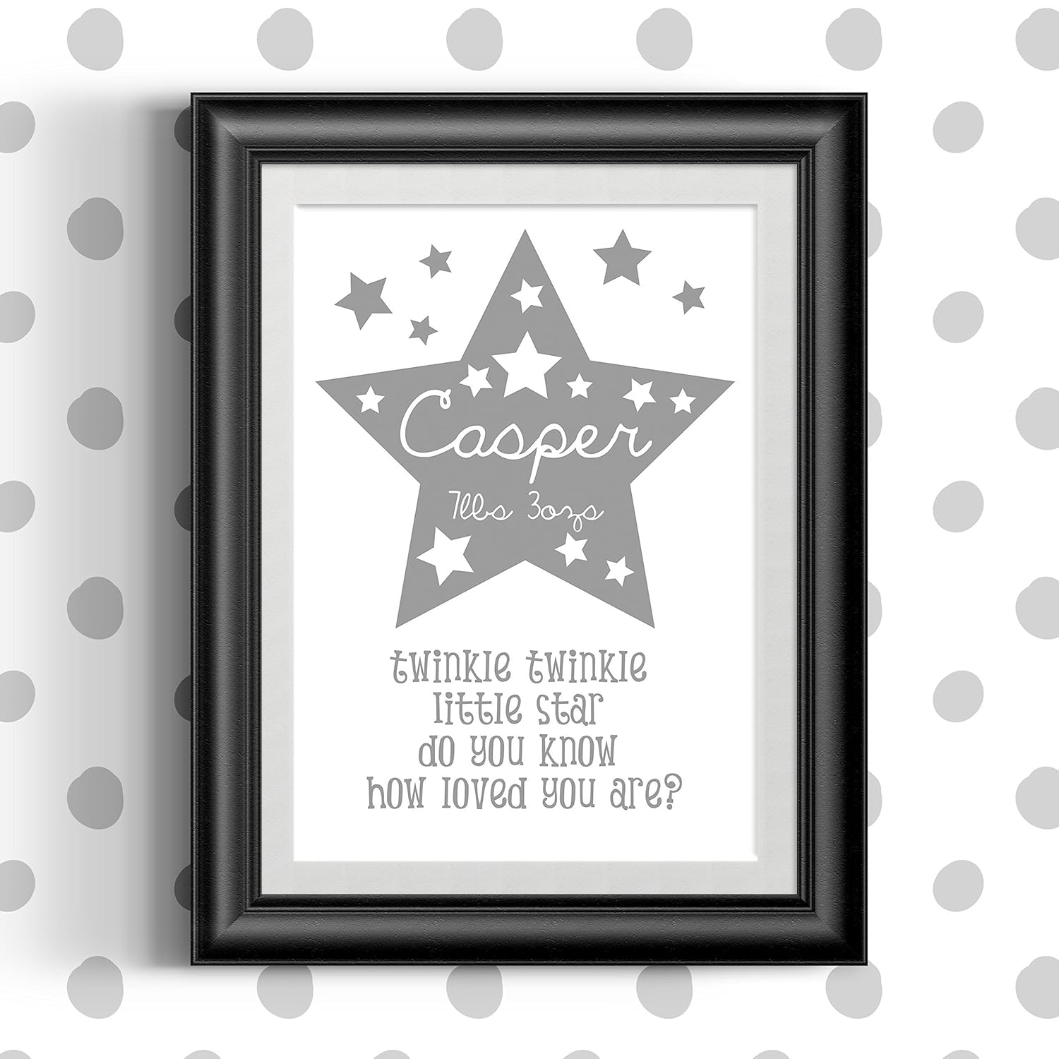 personalised baby nursery decor