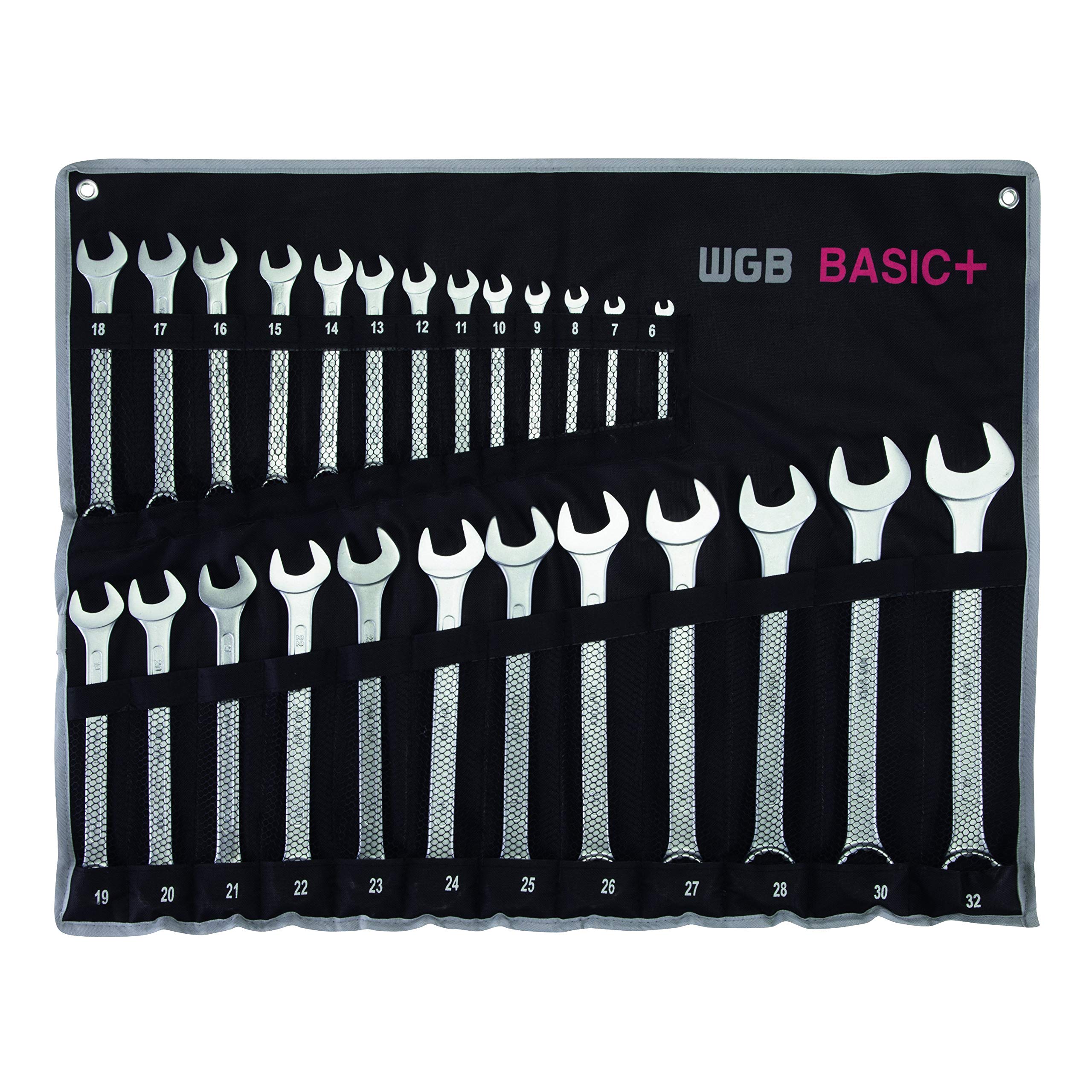 Combination Spanner Set DIN 3113 A | CRV | No.9230 RT | 25 pcs. 6-32 mm | WGB