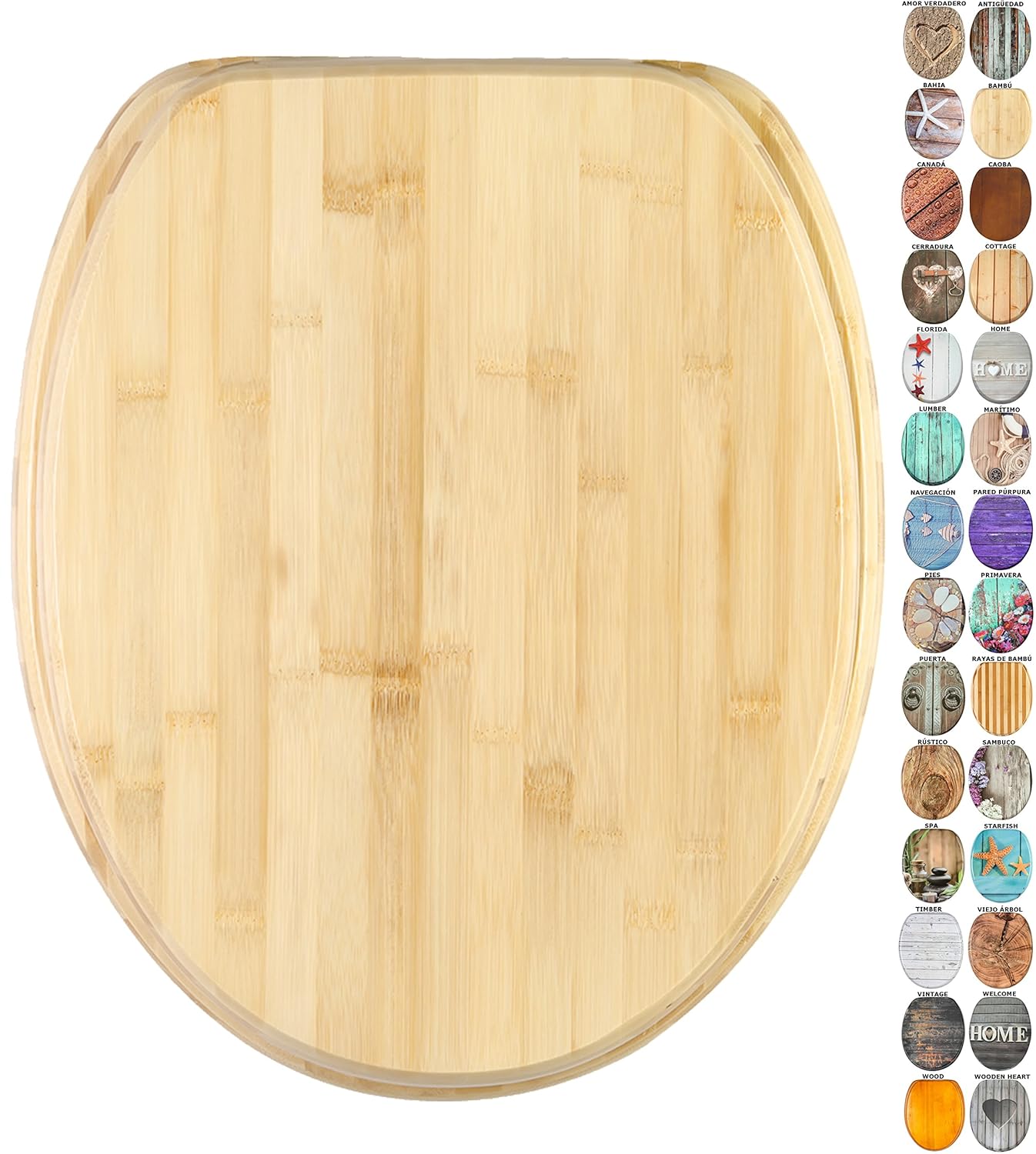 gran selección de atractivos asientos de inodoro de madera con calidad