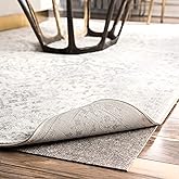 nuLOOM 10' Round Premium Eco-Friendly Felt Rug Pad, 1/8 " Thick Low Profile, Non-Slip Backing, Customizable Size, Hardwood, C