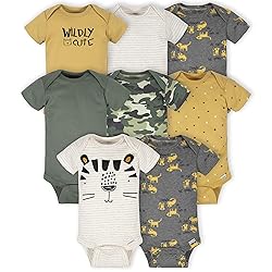 Gerber unisex baby 8-pack Short Sleeve Onesies