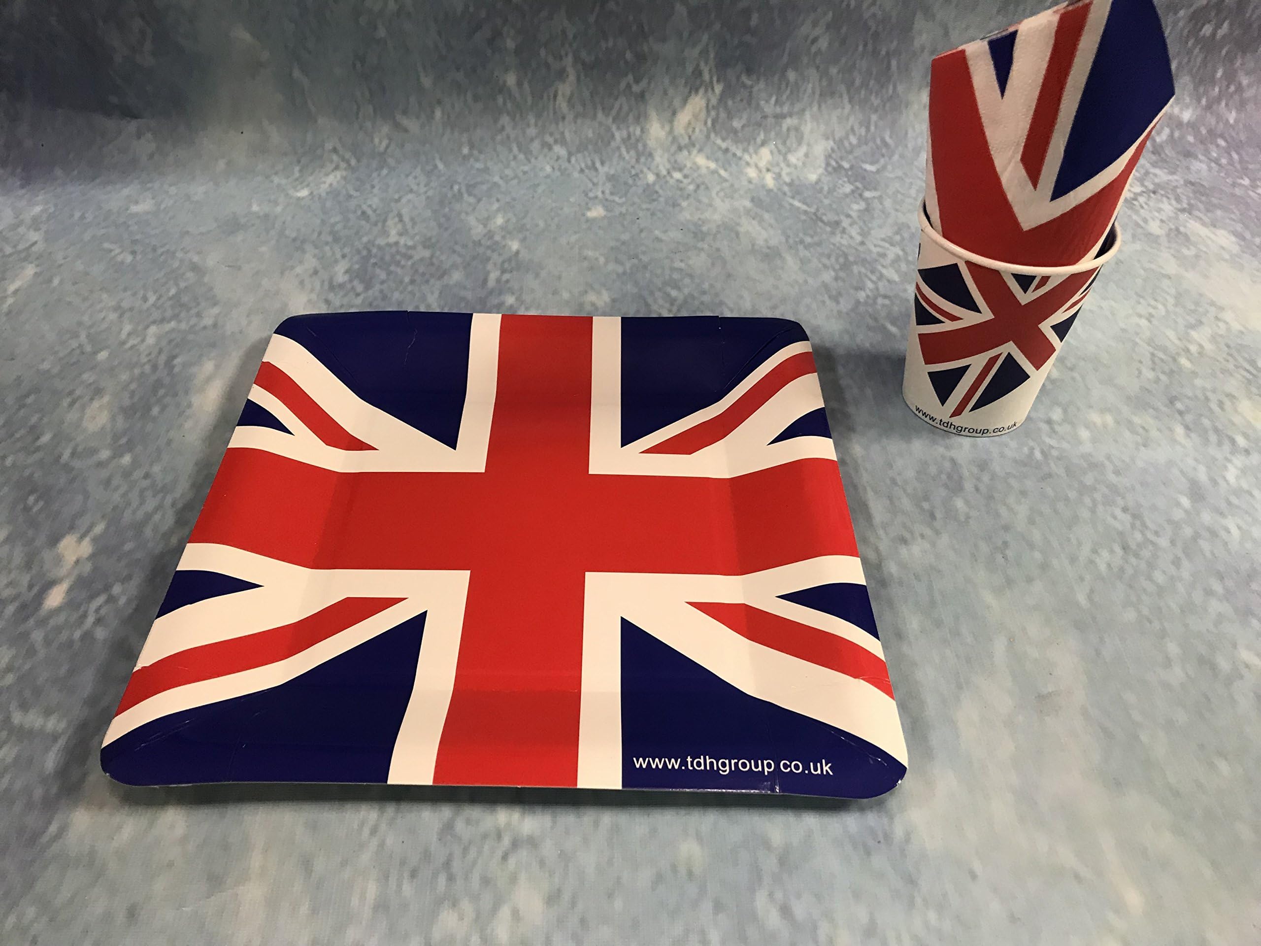 36 Union Jack Disposable Paper Plates - UK Celebrations and Events / Armed Forces Day