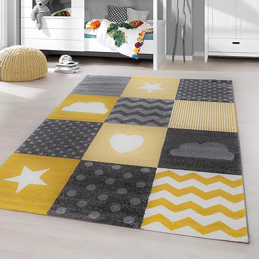 Homebyhome Tapis à Poils Courts Pour Chambre Denfant Motif