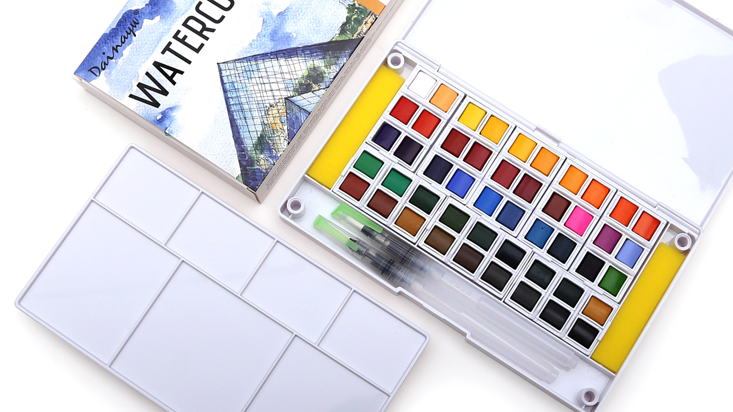 Dainayw Watercolor Paint Set, Professional 48 Assorted Watercolors