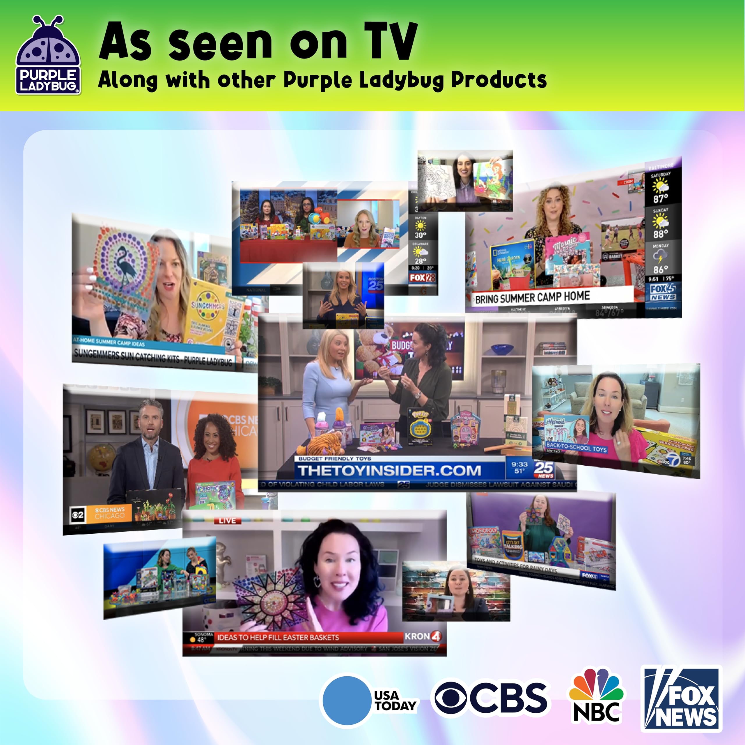 Purple Ladybug Silver Holographic Scratch Art Mini Notes - Scratch Art Notes Kids Games, Girls Stocking Stuffers for Kids, Teens, Boys, Christmas Gifts for Kid Arts & Crafts Supplies