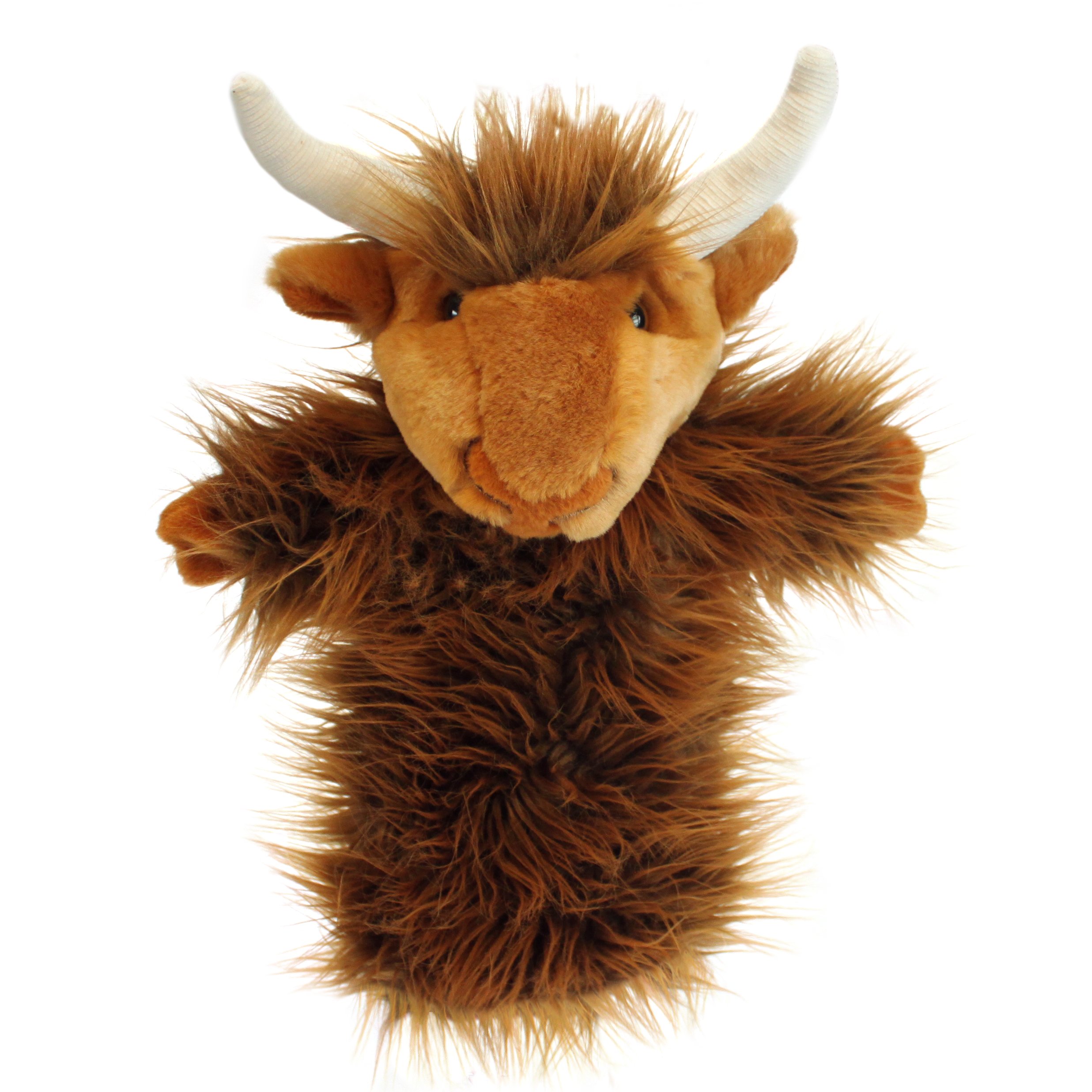 The Puppet Company - Long Sleeves - Highland Cow Hand Puppet