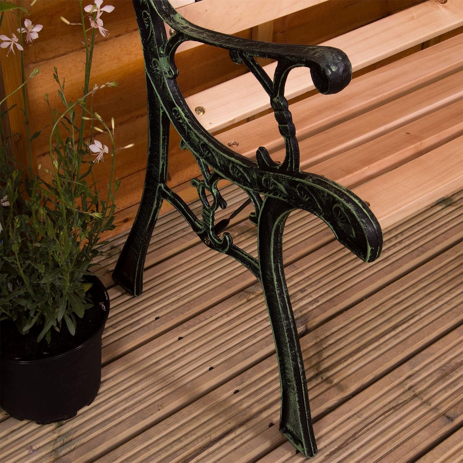 Home Discount Garden Vida Garden Bench - Image 5