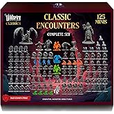 Classic Encounters - 125 Iconic DND Miniatures Bulk Monsters, Unpainted 28mm DND Minis, D&D Miniatures, Dungeons and Dragons