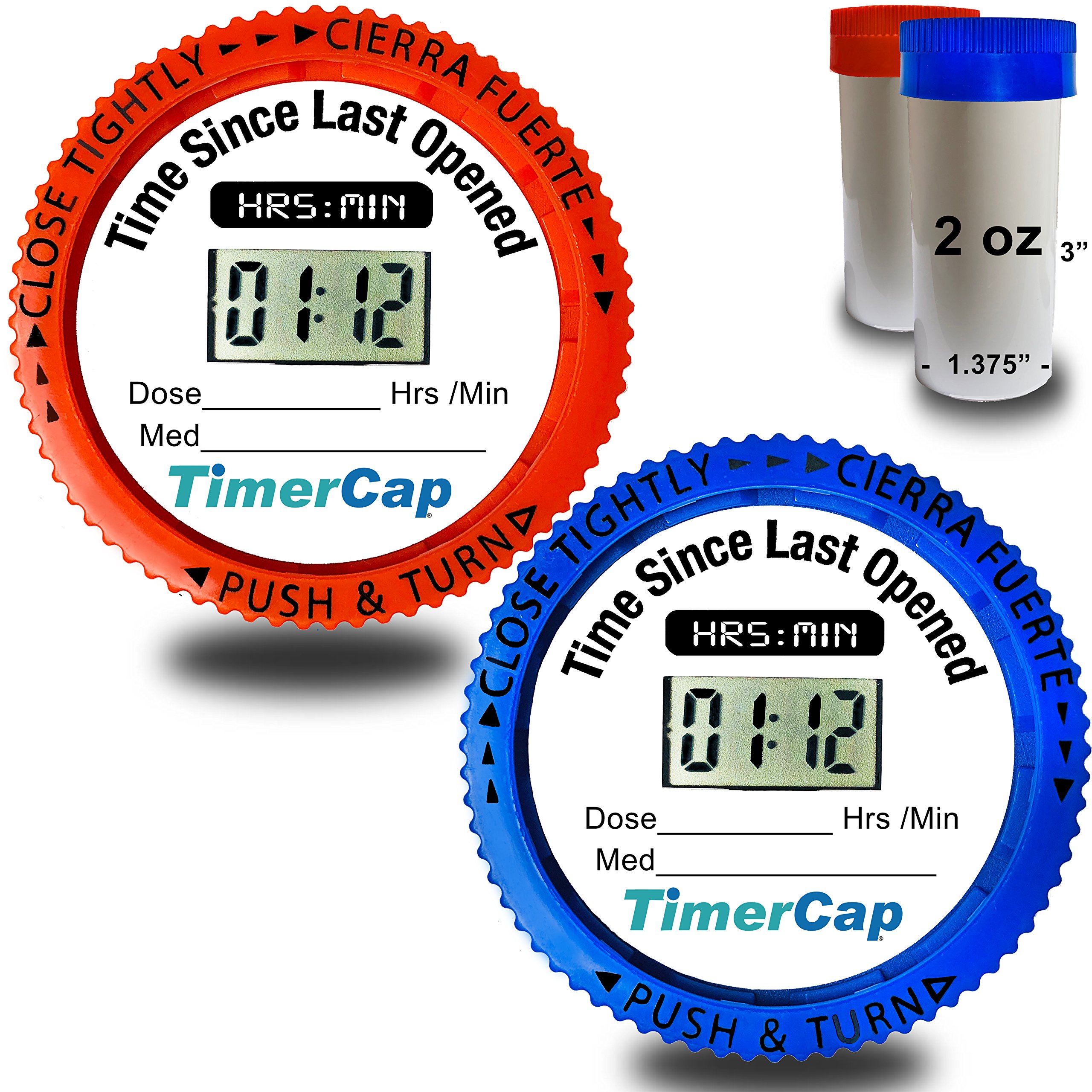 TimerCap (Medication Reminder) Pill Organizer and Planner