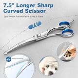 Gimars 6 in 1 Dog Grooming Scissors 4CR Stainless Steel Safety Tip Set view 2