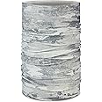 BUFF CoolNet UV Neck Gaiter, UPF 50 Sun Protection, Breathable, Versatile, Quick Dry Face Mask, White & Grey, Adult Size
