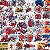 YUYIYULE 50 Pcs Spider - Man Stickers Aesthetic Waterproof Stickers Luggage Skateboard Water Bottle Stickers Decal Bicycle Bumper Snowboard Decorate Gift.