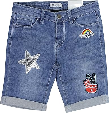 girls bermuda jean shorts