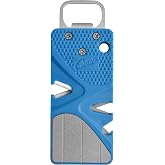 CUDA Diamond Pocket Sharpener #23062 | Compact Portable Sharpener with Integrated Line Cutter, Bottle Opener, &amp; Hook Sharpening Grooves